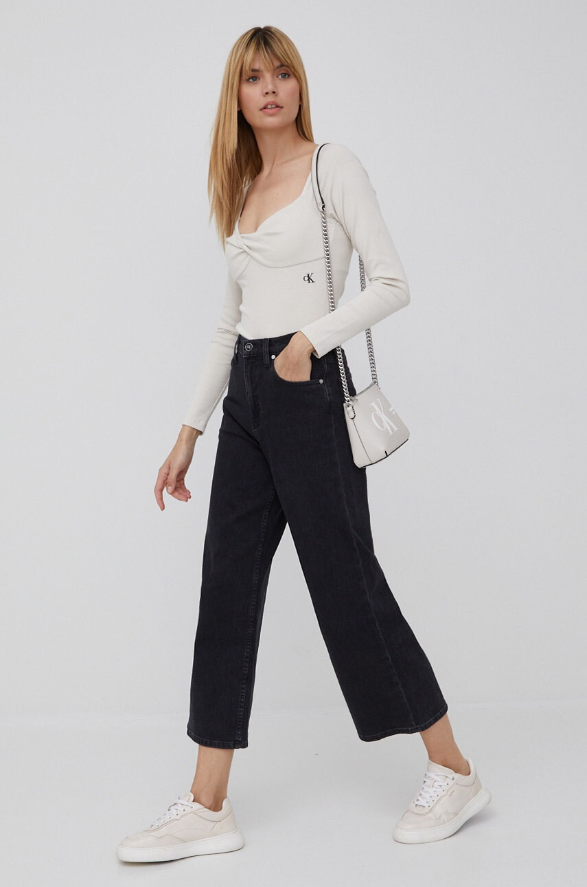Calvin Klein Jeans Блуза с дълги ръкави - Pepit.bg