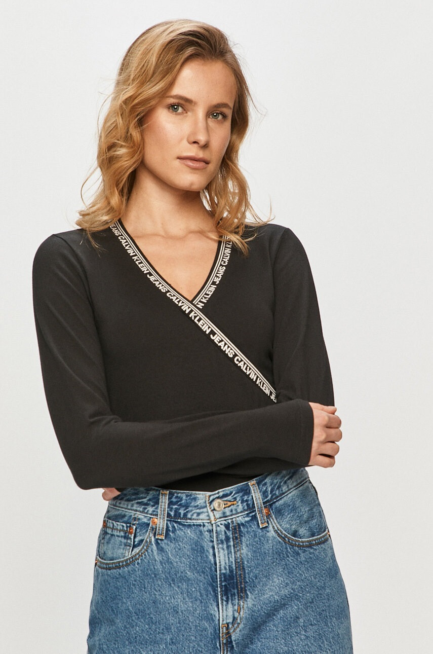 Calvin Klein Jeans Блуза с дълги ръкави - Pepit.bg