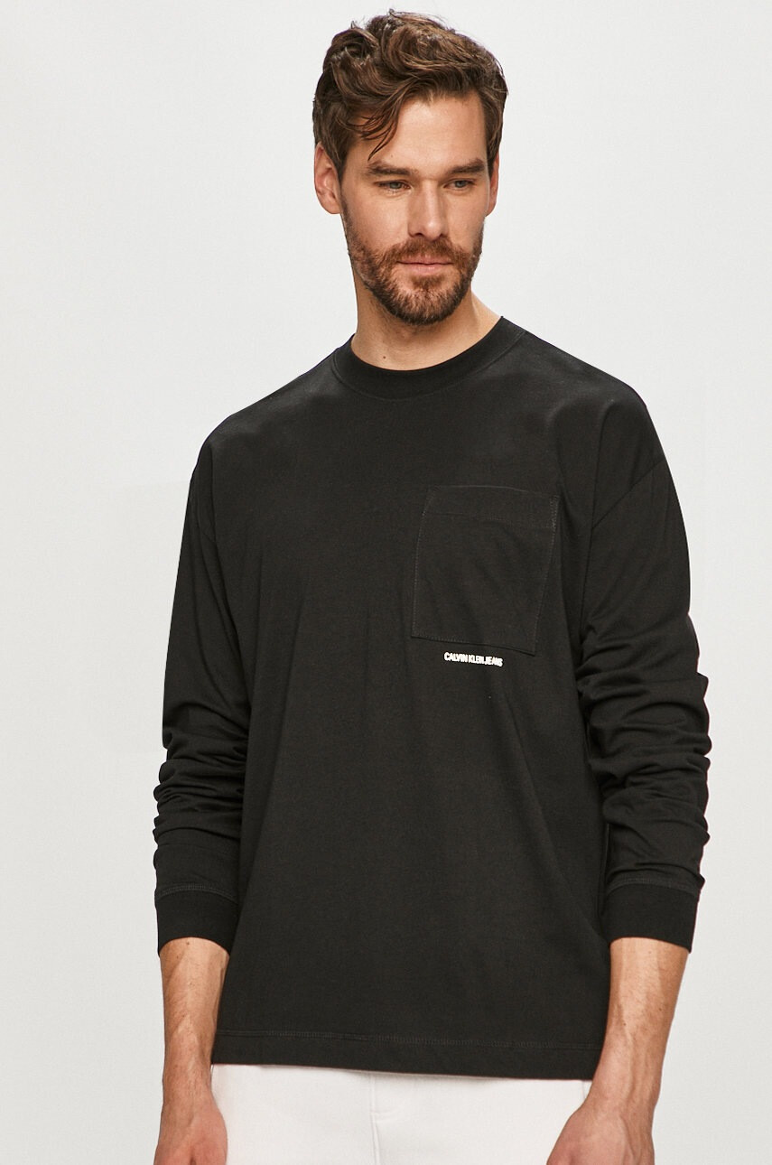 Calvin Klein Jeans Блуза с дълги ръкави - Pepit.bg