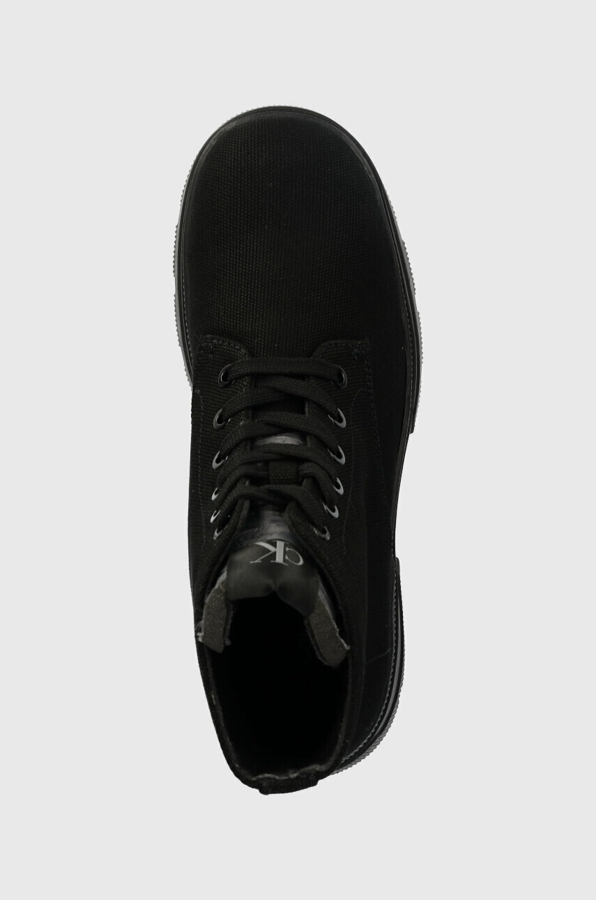 Calvin Klein Jeans Боти CHUNKLY BOOT VINTANGE TONGUE в черно с платформа YW0YW00947 - Pepit.bg