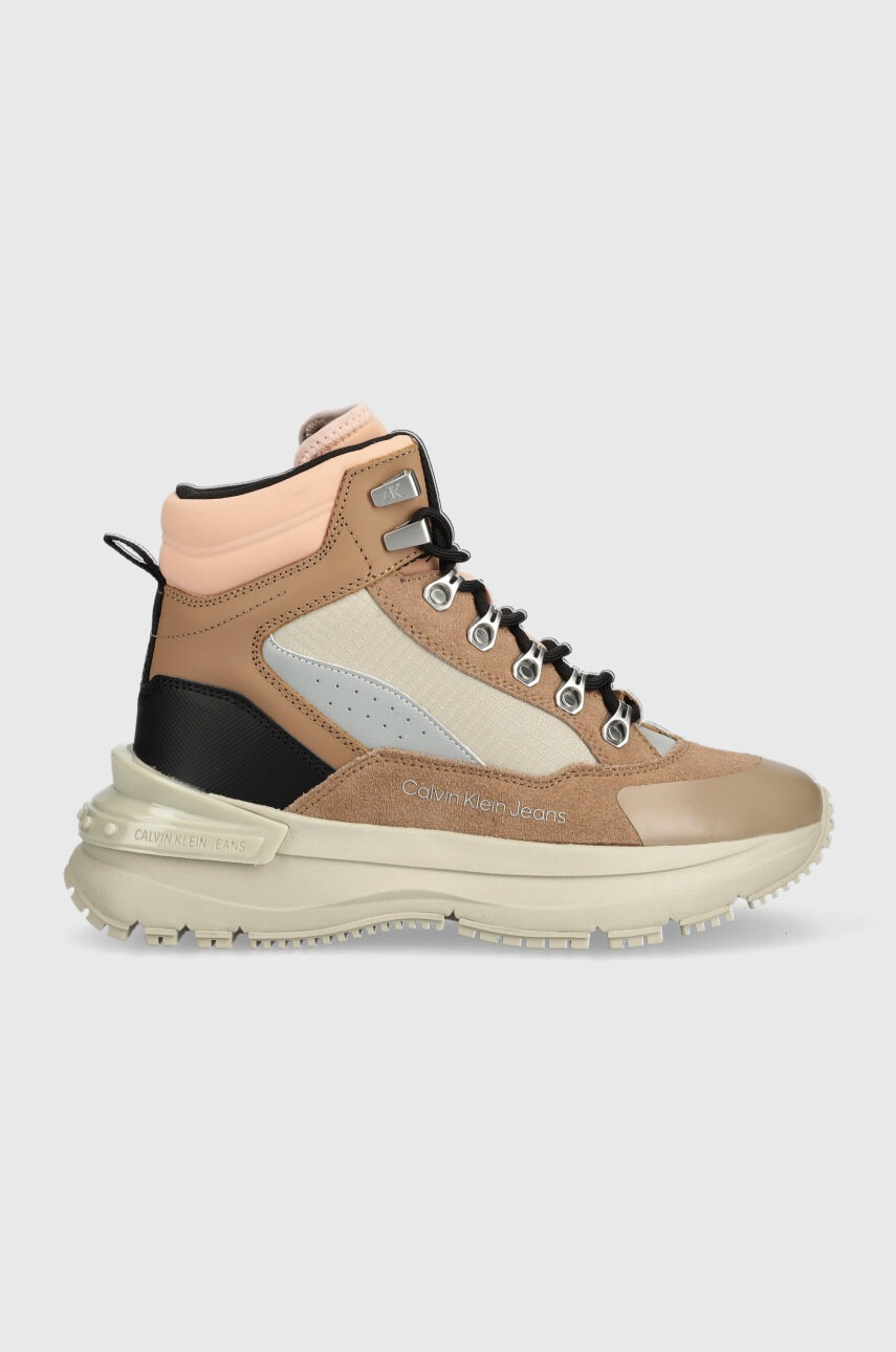 Calvin Klein Jeans Боти Chunky Runner Laceup High - Pepit.bg