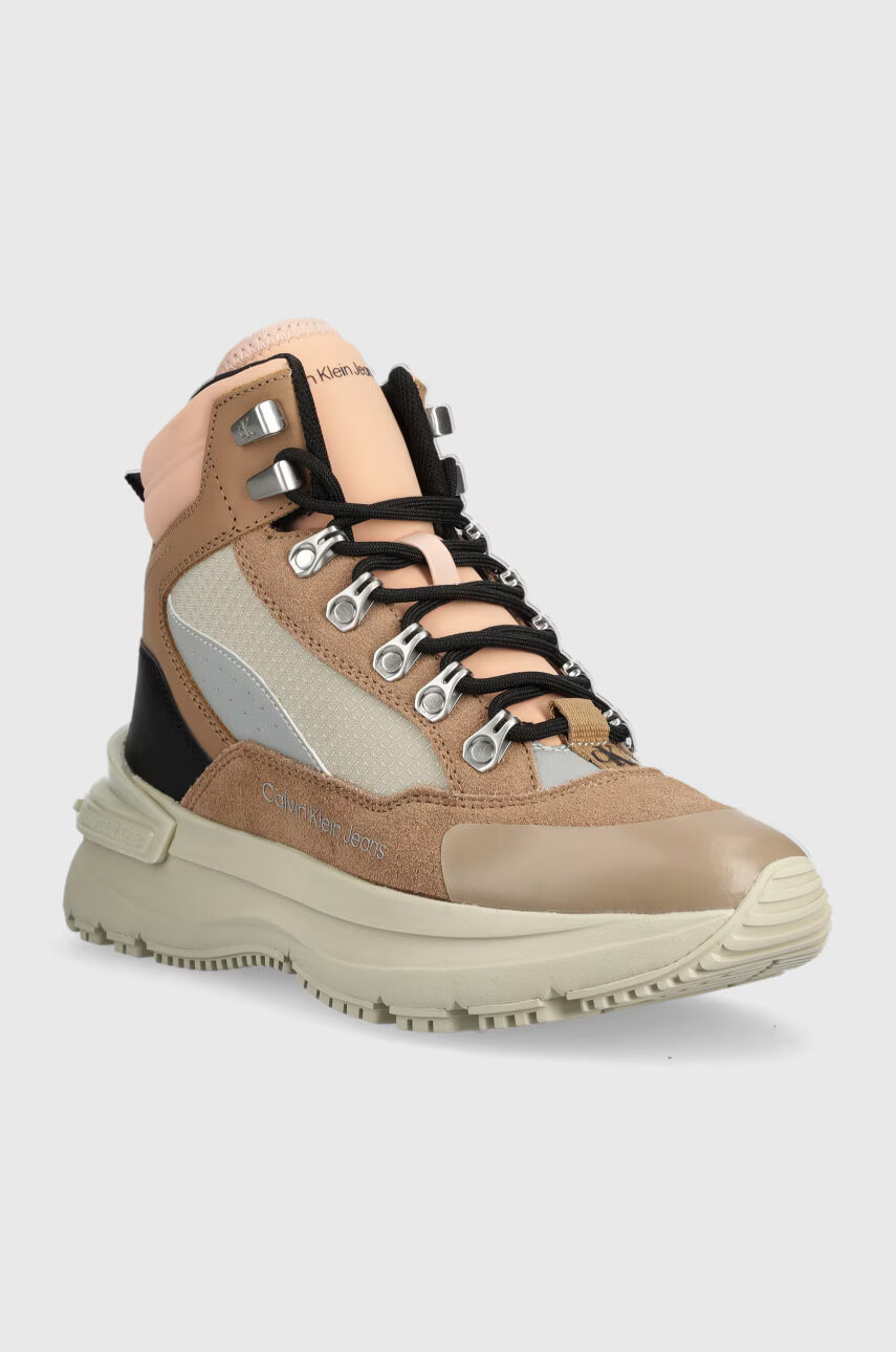 Calvin Klein Jeans Боти Chunky Runner Laceup High - Pepit.bg