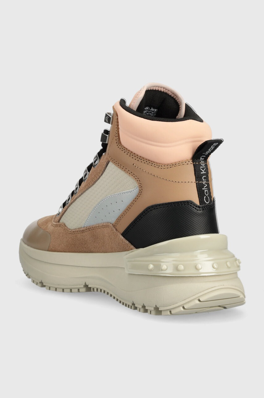 Calvin Klein Jeans Боти Chunky Runner Laceup High - Pepit.bg
