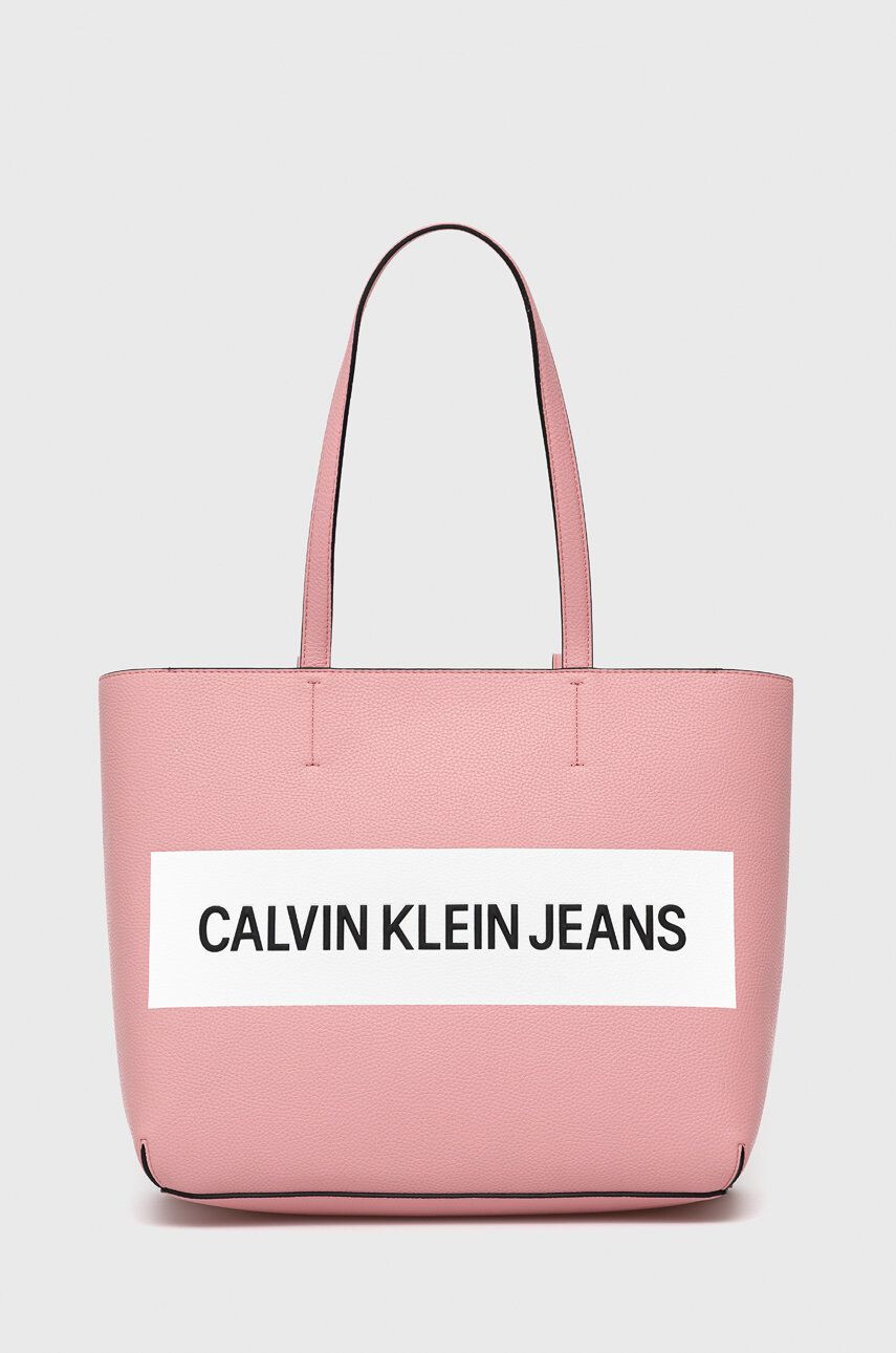 Calvin Klein Jeans Чанта в розово - Pepit.bg