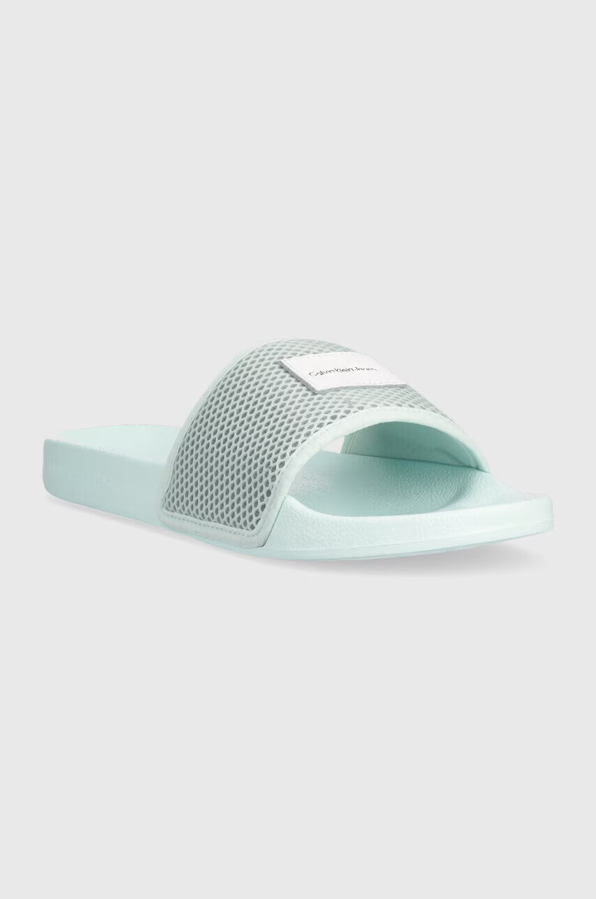 Calvin Klein Jeans Чехли SLIDE BADGE WN в зелено YW0YW00997 - Pepit.bg