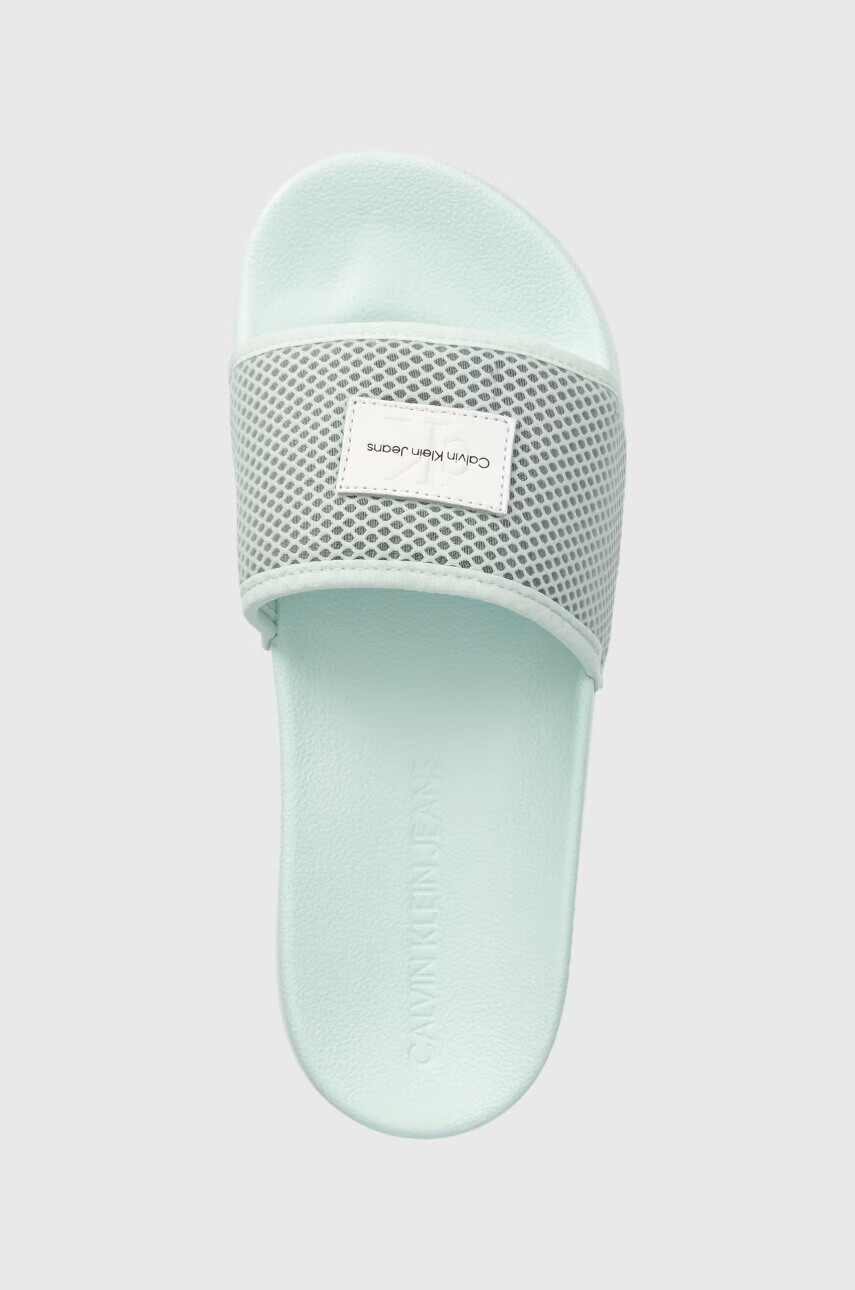 Calvin Klein Jeans Чехли SLIDE BADGE WN в зелено YW0YW00997 - Pepit.bg