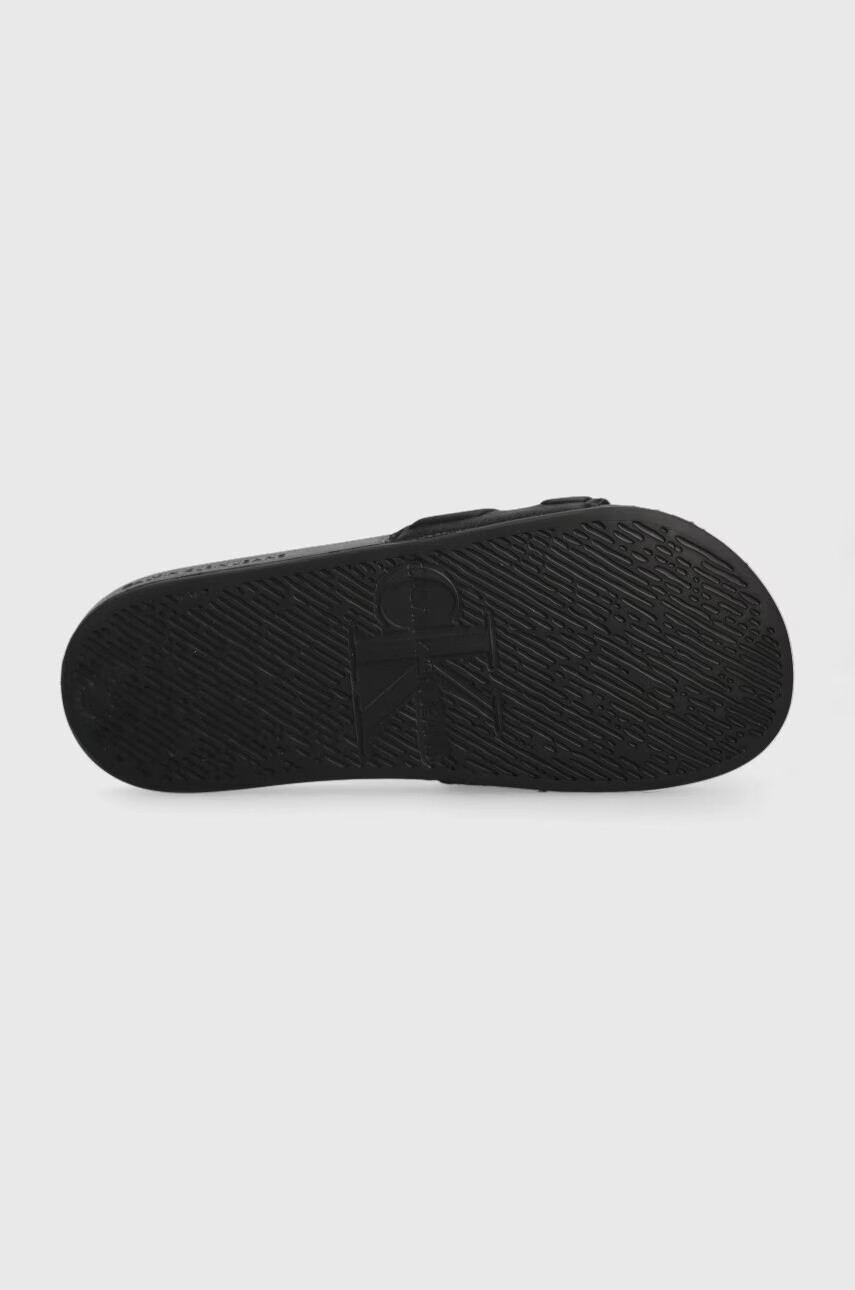 Calvin Klein Jeans Чехли SLIDE HIGH/LOW FREQUENCY WN в черно YW0YW00999 - Pepit.bg