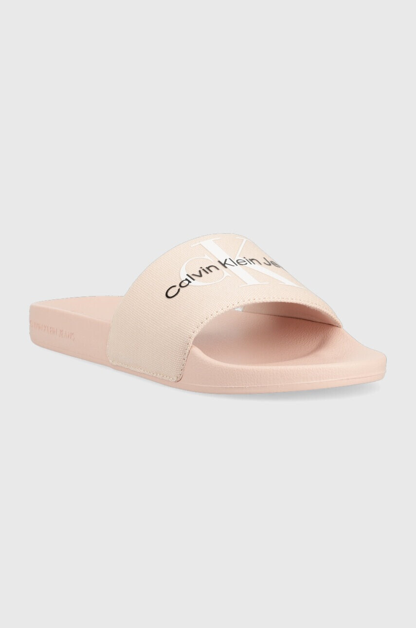 Calvin Klein Jeans Чехли SLIDE MONOGRAM CO в розово YW0YW00103 - Pepit.bg