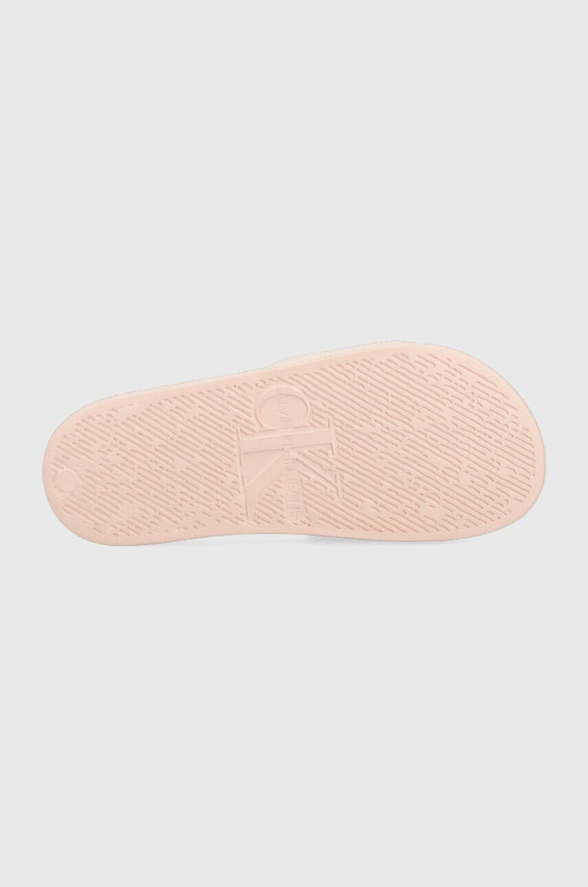 Calvin Klein Jeans Чехли SLIDE MONOGRAM CO в розово YW0YW00103 - Pepit.bg