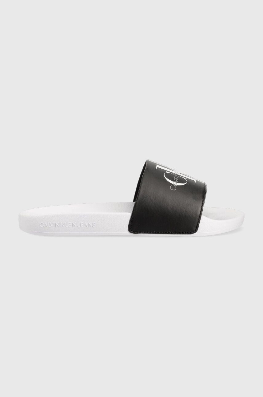 Calvin Klein Jeans Чехли SLIDE NY PEARL в черно YW0YW01243 - Pepit.bg