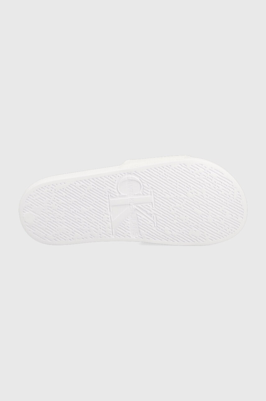 Calvin Klein Jeans Чехли SLIDE TPU PATCH в бяло YW0YW01090 - Pepit.bg