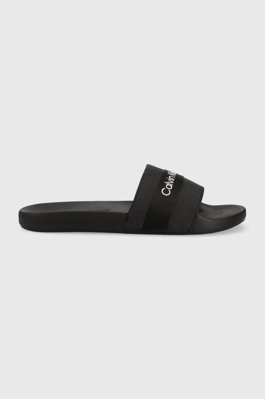 Calvin Klein Jeans Чехли SLIDE WEBBING в черно YM0YM00393 - Pepit.bg