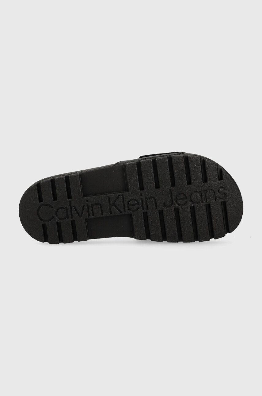 Calvin Klein Jeans Чехли YW0YW01024 TRUCK SLIDE VELCRO W - Pepit.bg