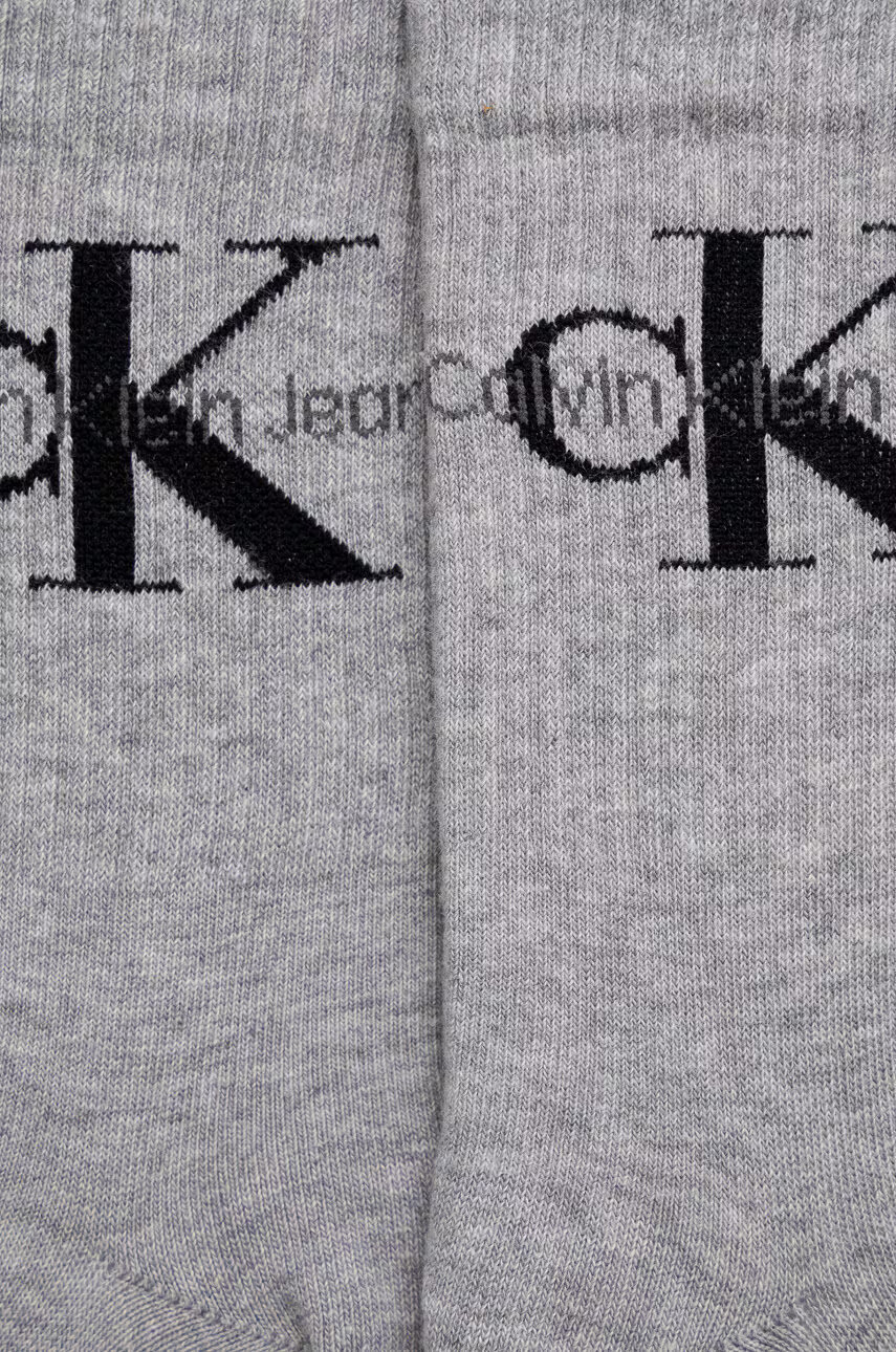 Calvin Klein Jeans Чорапи дамски в сиво - Pepit.bg