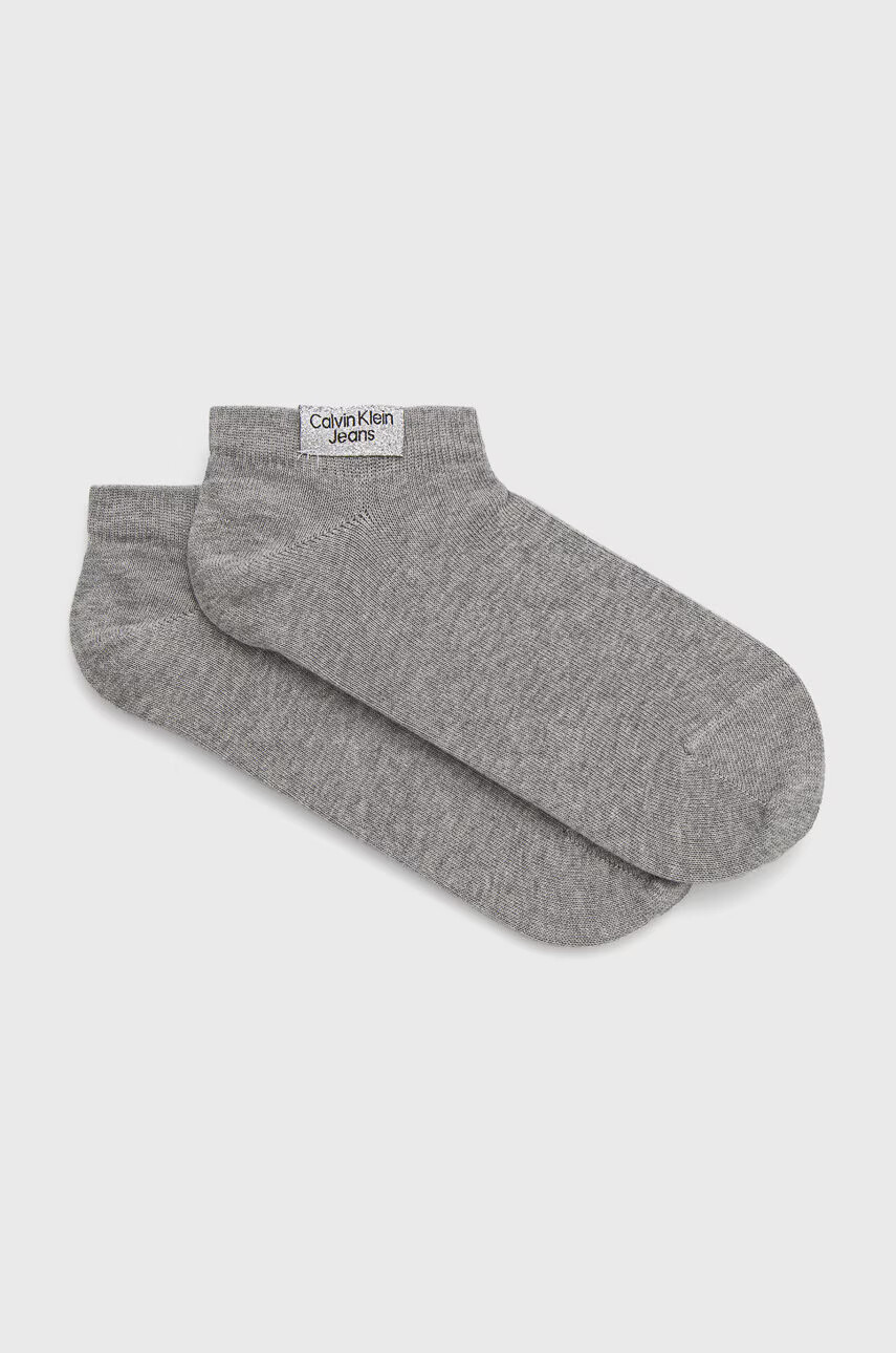 Calvin Klein Jeans Чорапи дамски в сиво - Pepit.bg