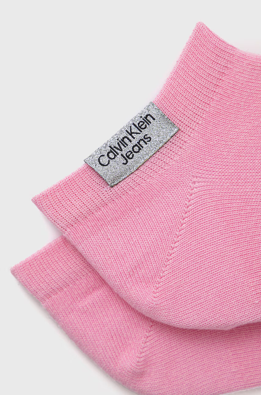 Calvin Klein Jeans Чорапи дамски в розово - Pepit.bg