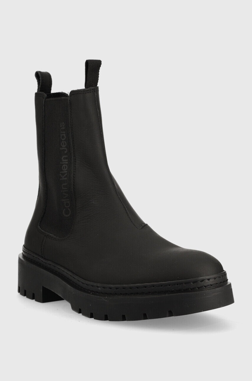 Calvin Klein Jeans Combat High Chelsea в черно - Pepit.bg