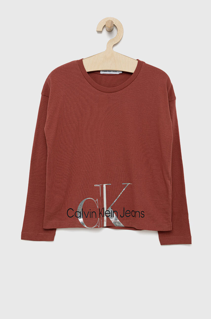 Calvin Klein Jeans Детска блуза с дълги ръкави - Pepit.bg