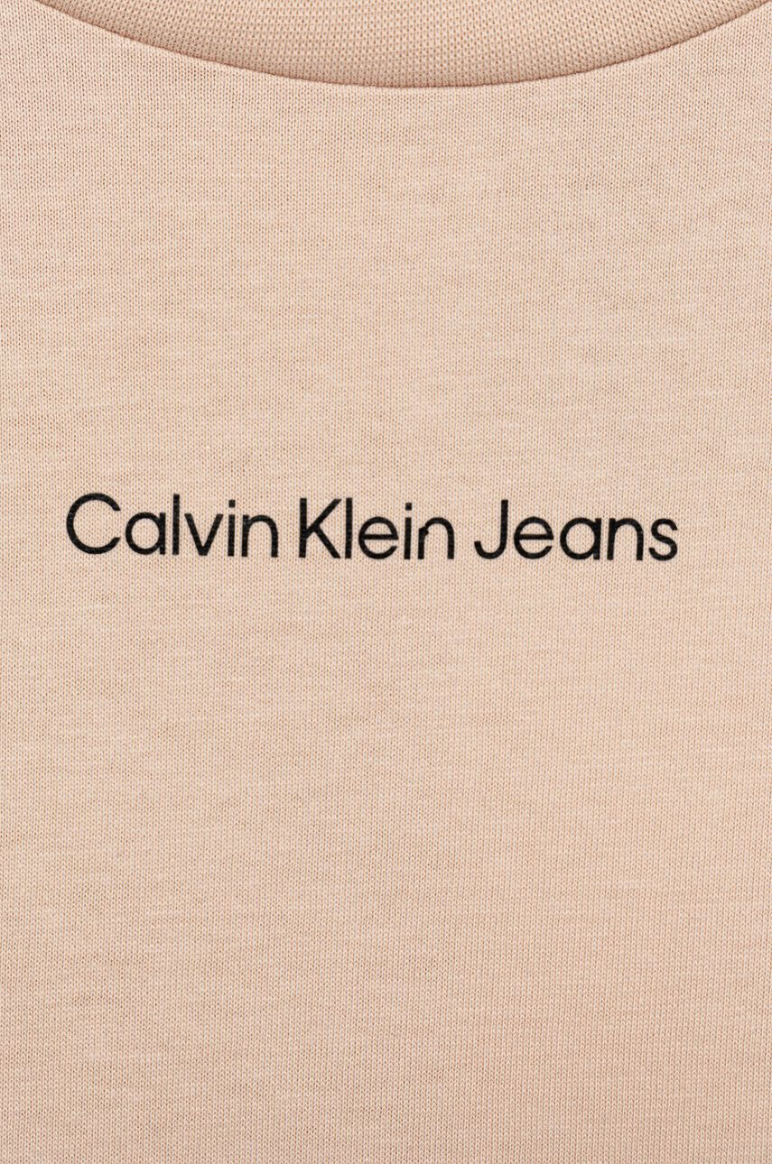 Calvin Klein Jeans Детска блуза с дълги ръкави в розово - Pepit.bg