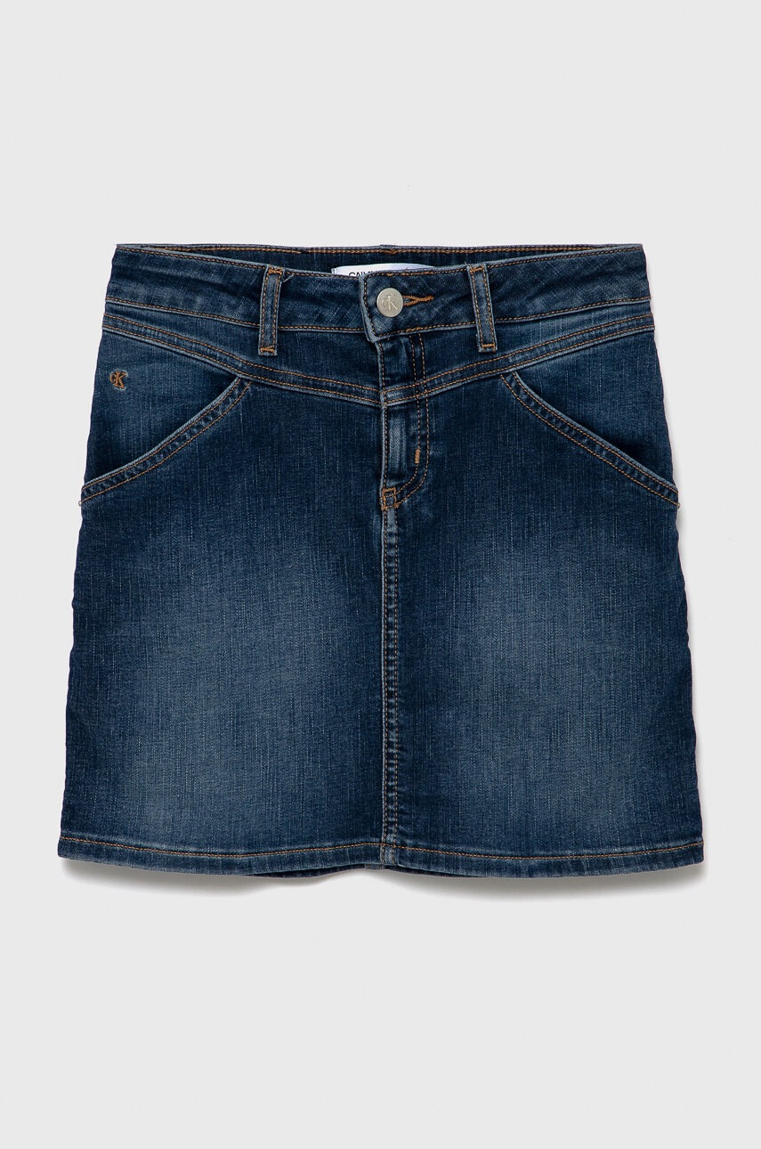 Calvin Klein Jeans Детска дънкова пола - Pepit.bg