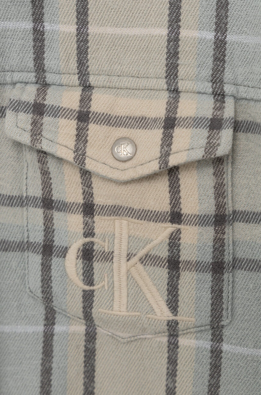 Calvin Klein Jeans Детска памучна риза - Pepit.bg