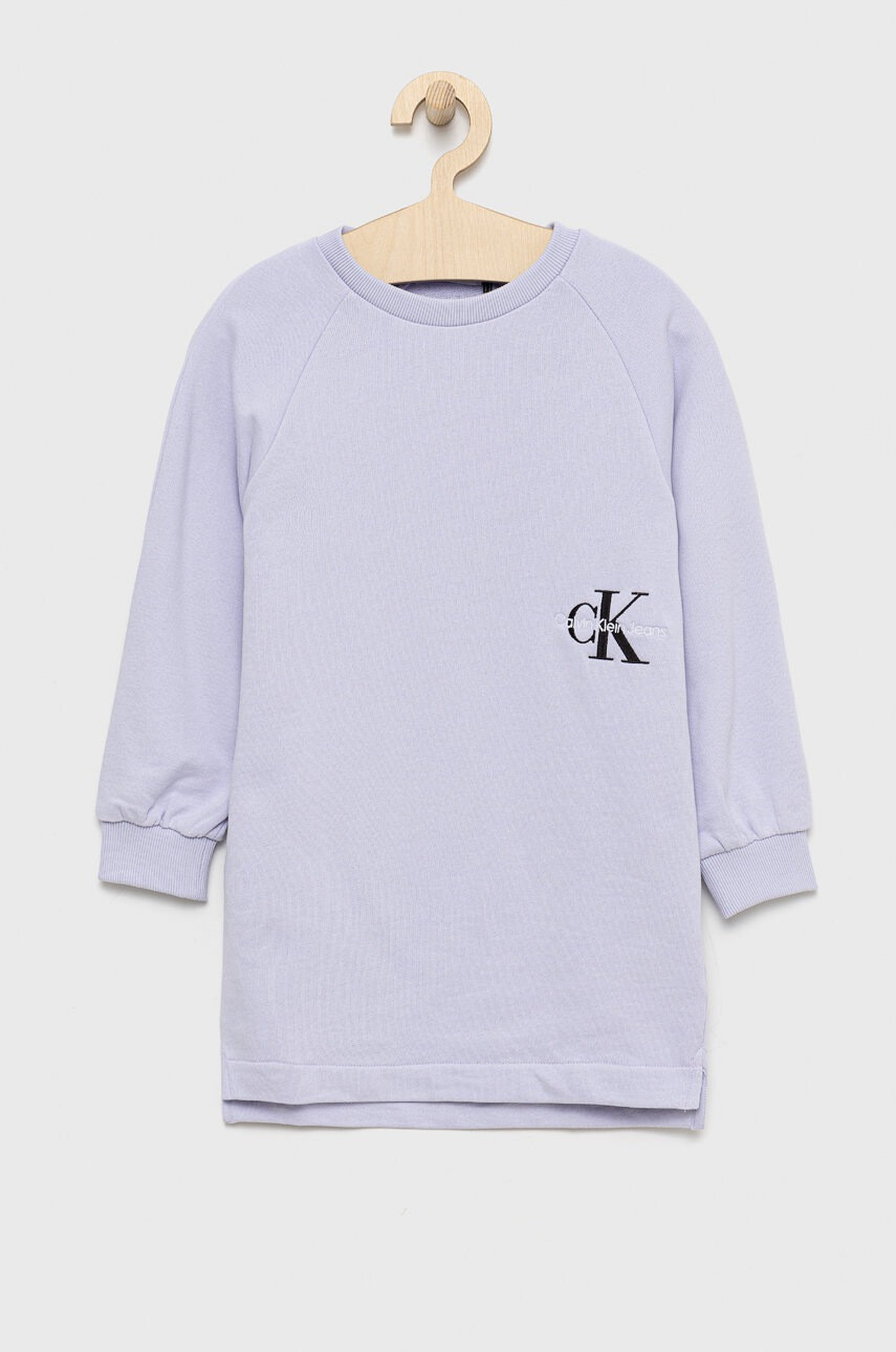 Calvin Klein Jeans Детска памучна рокля - Pepit.bg