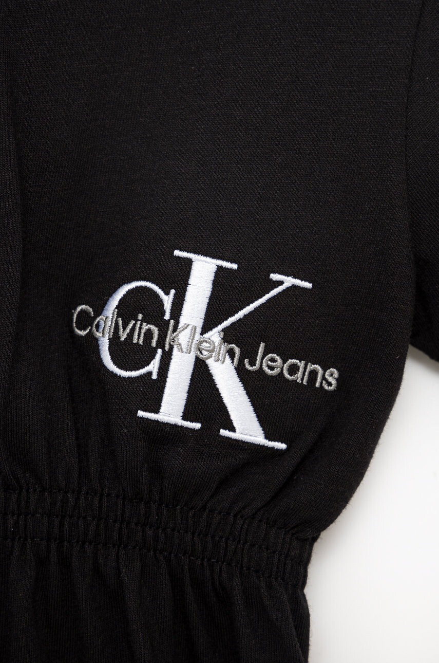 Calvin Klein Jeans Детска памучна рокля - Pepit.bg