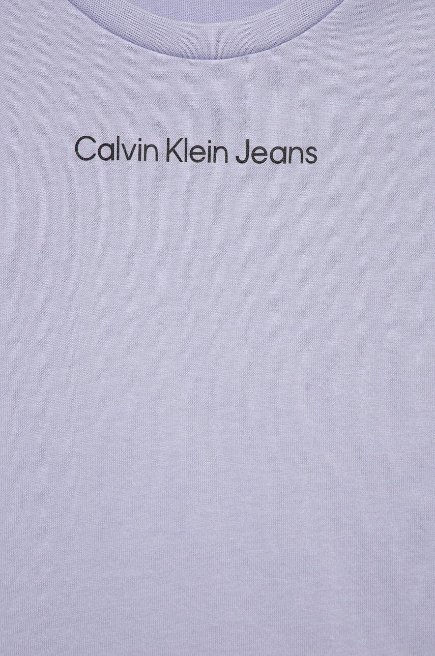 Calvin Klein Jeans Детска памучна тениска - Pepit.bg