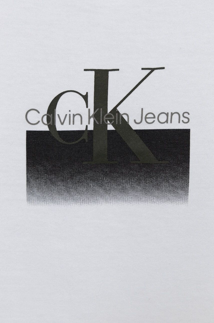 Calvin Klein Jeans Детска памучна тениска - Pepit.bg