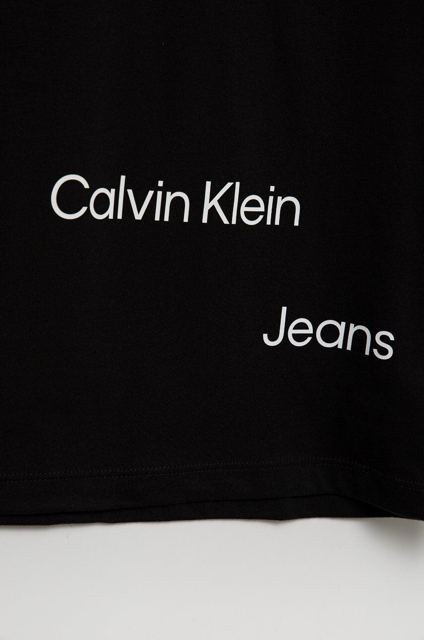 Calvin Klein Jeans Детска памучна тениска - Pepit.bg