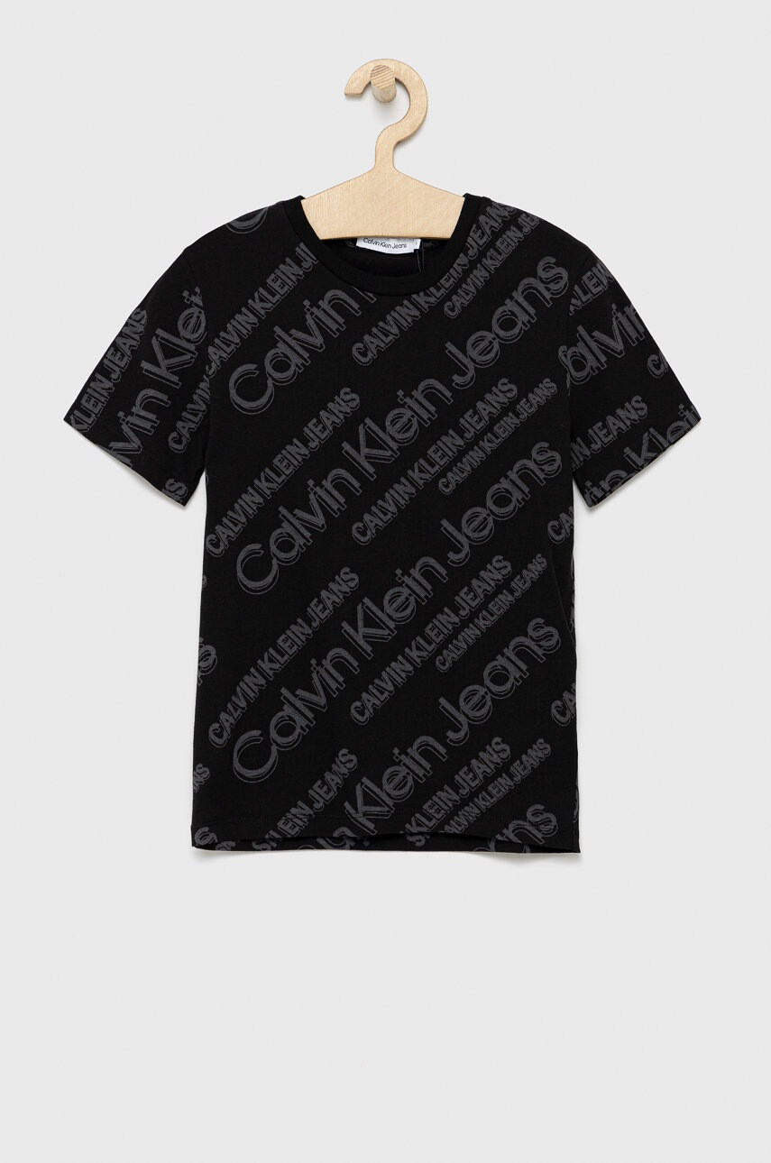 Calvin Klein Jeans Детска памучна тениска - Pepit.bg