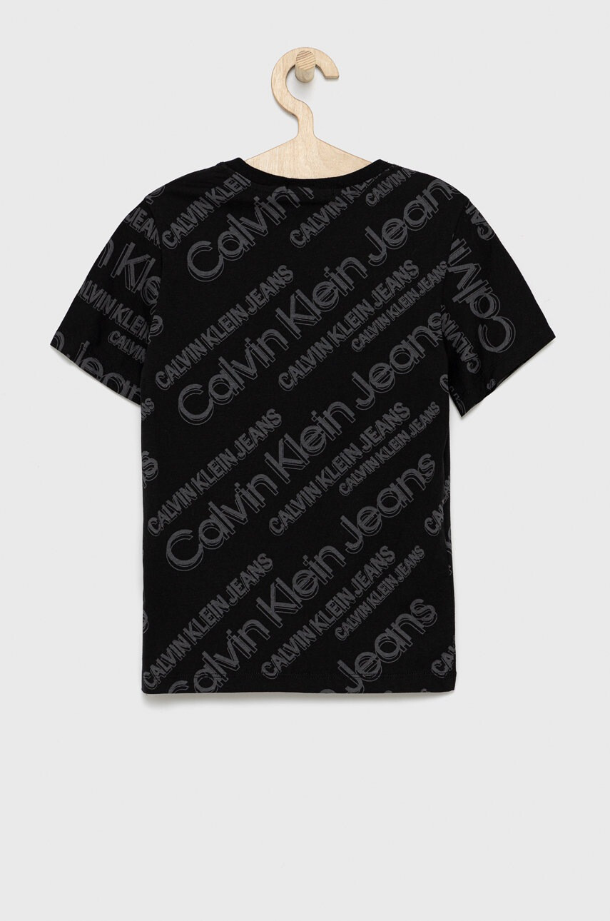 Calvin Klein Jeans Детска памучна тениска - Pepit.bg