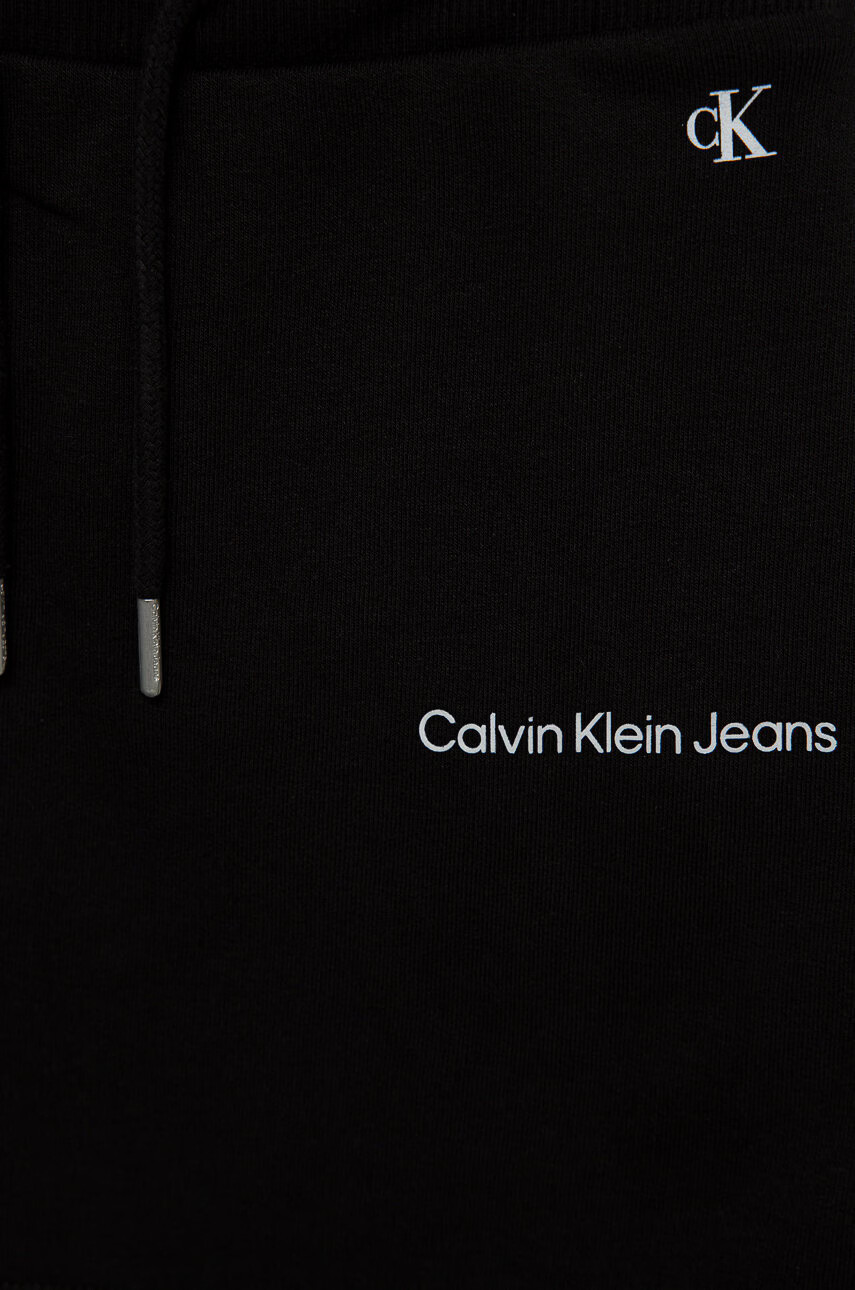 Calvin Klein Jeans Детска пола в черно къс модел със стандартна кройка - Pepit.bg