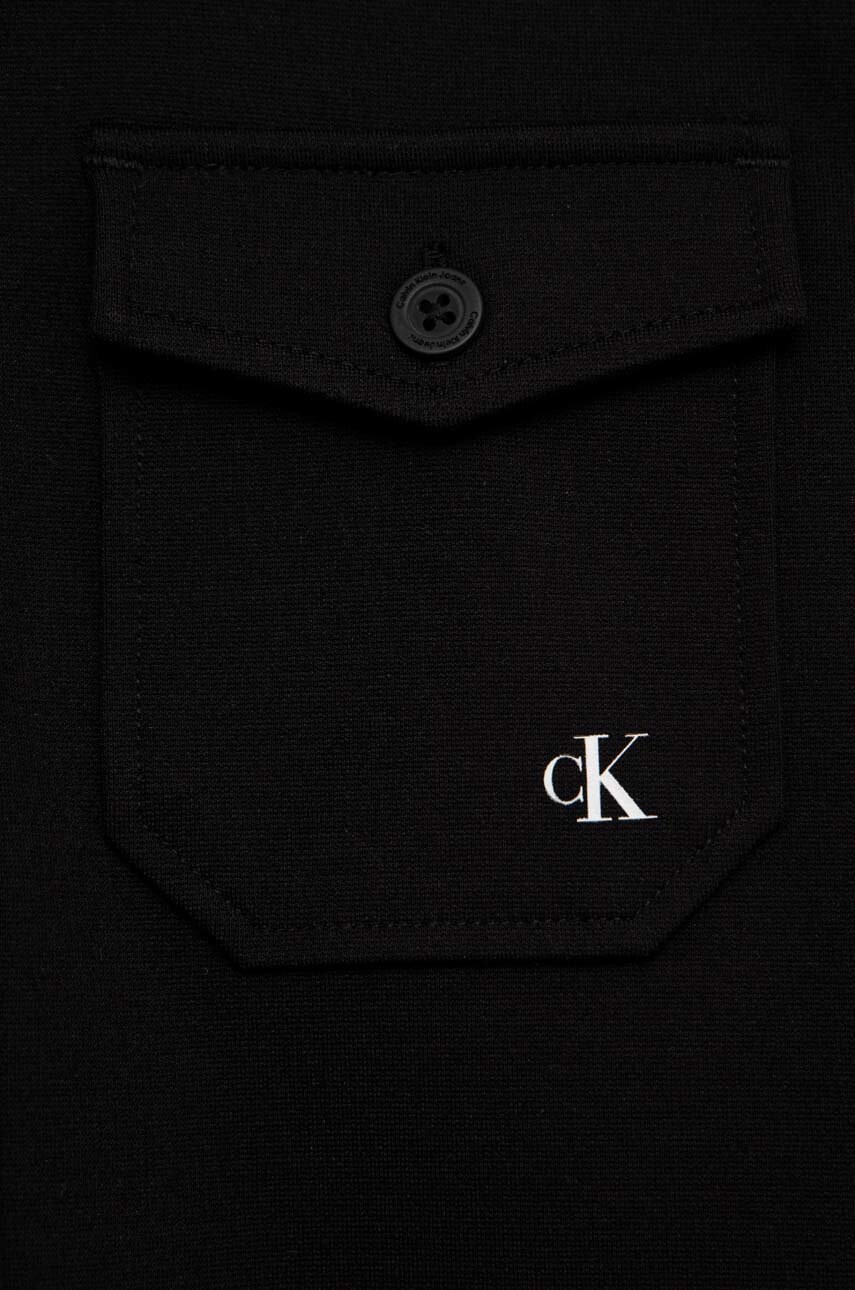 Calvin Klein Jeans Детска риза в черно - Pepit.bg