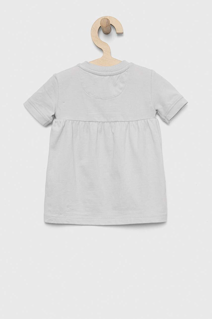 Calvin Klein Jeans Детска рокля в сиво къс модел разкроен модел - Pepit.bg
