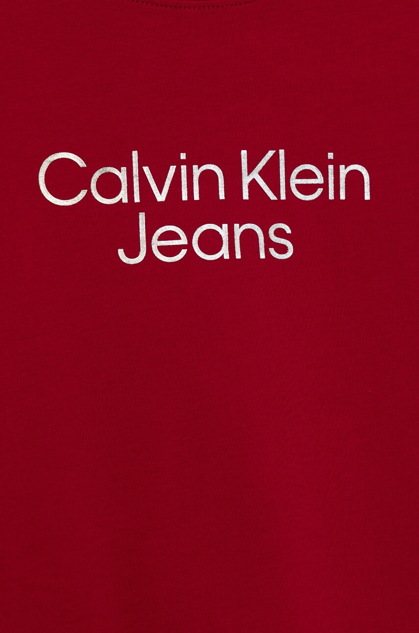Calvin Klein Jeans Детска тениска в лилаво - Pepit.bg