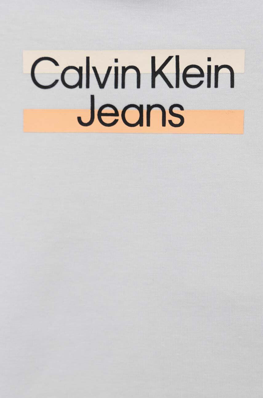 Calvin Klein Jeans Детска тениска в сиво с принт - Pepit.bg