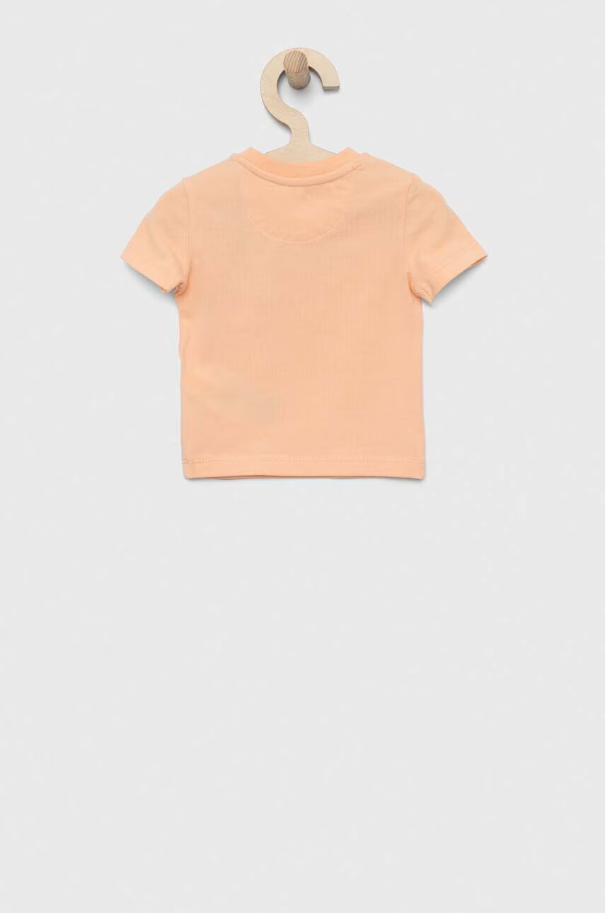 Calvin Klein Jeans Детска тениска в оранжево с принт - Pepit.bg