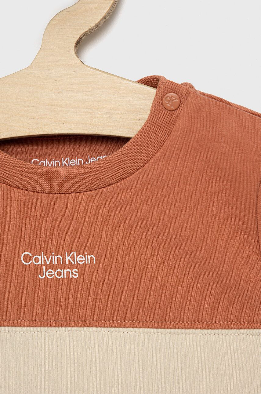 Calvin Klein Jeans Детски анцуг в бежово - Pepit.bg