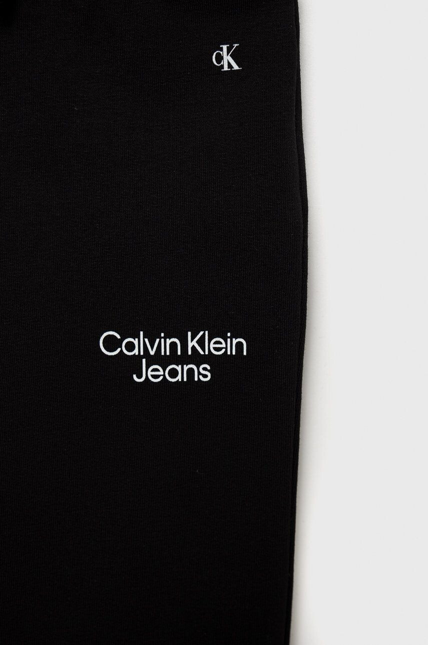 Calvin Klein Jeans Детски анцуг в черно - Pepit.bg