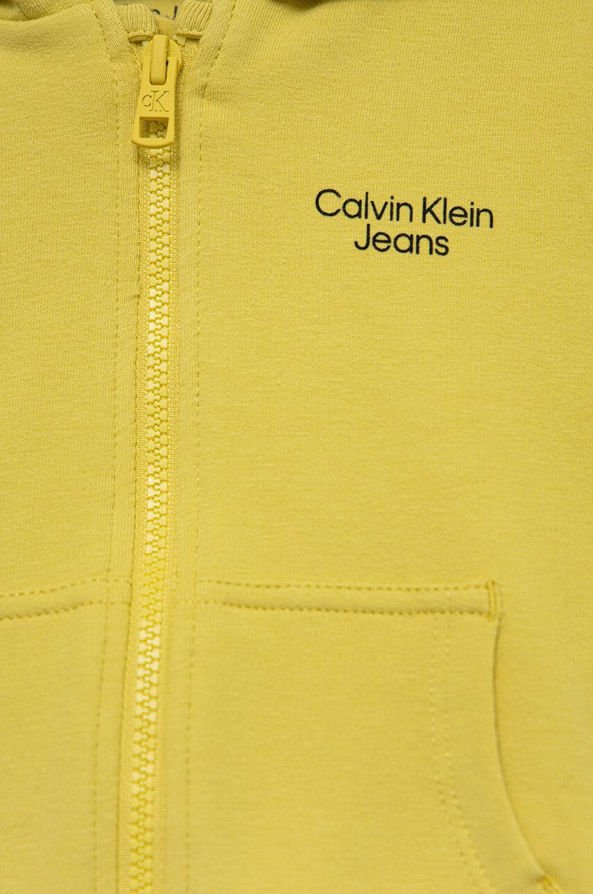 Calvin Klein Jeans Детски анцуг в жълто - Pepit.bg