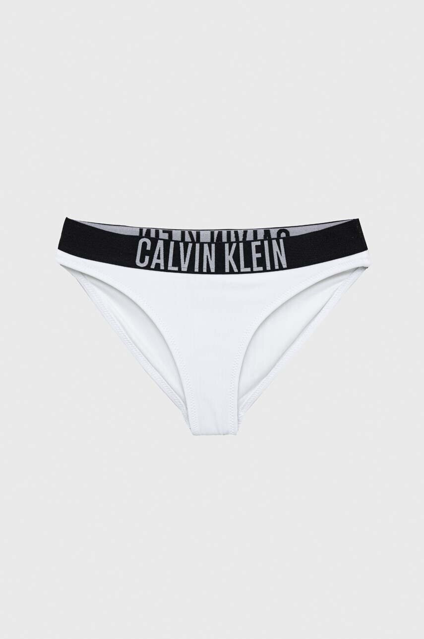 Calvin Klein Jeans Детски бански от две части в бяло - Pepit.bg