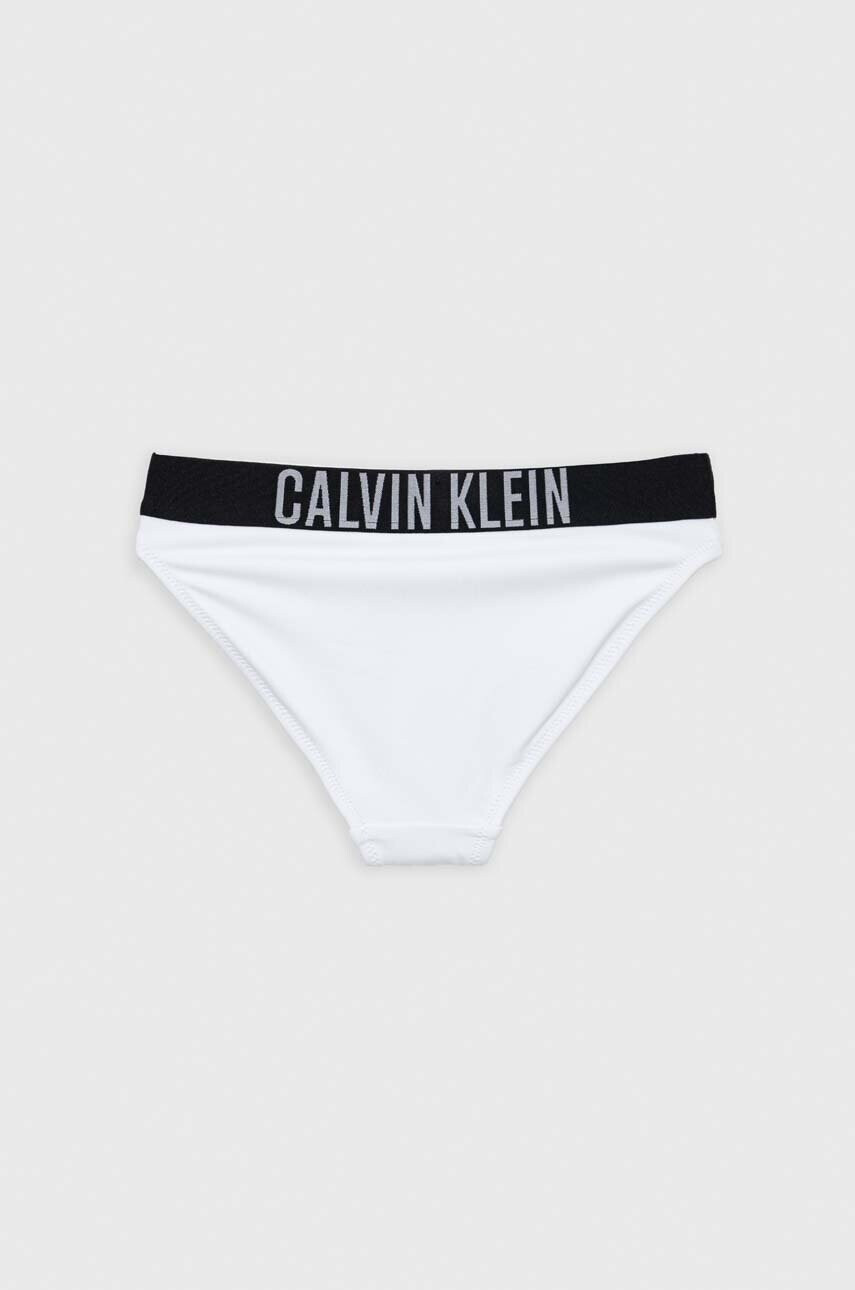 Calvin Klein Jeans Детски бански от две части в бяло - Pepit.bg