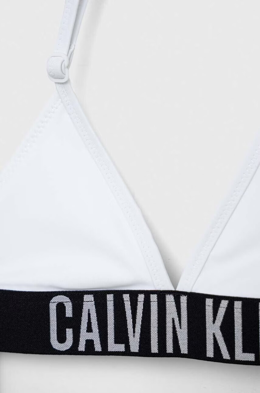 Calvin Klein Jeans Детски бански от две части в бяло - Pepit.bg