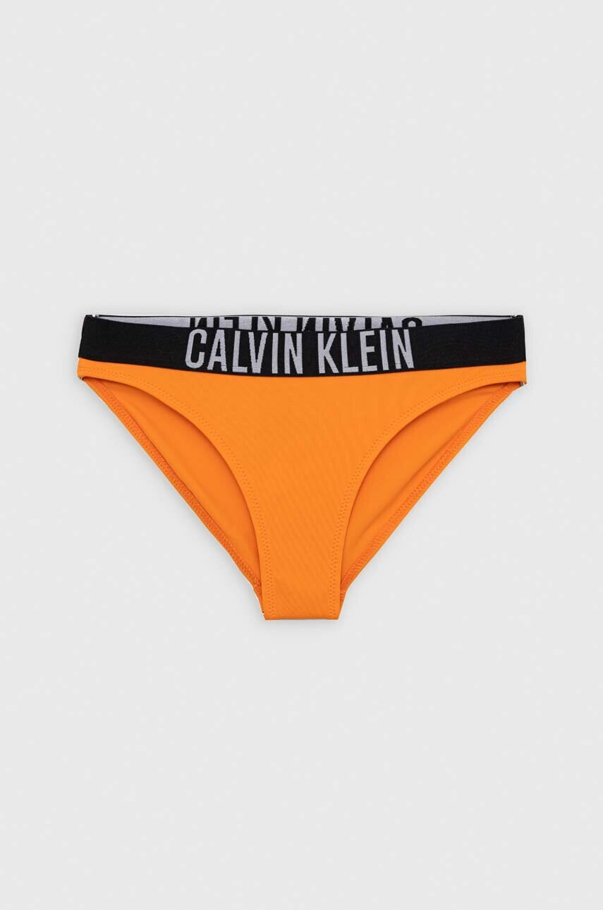 Calvin Klein Jeans Детски бански от две части в оранжево - Pepit.bg