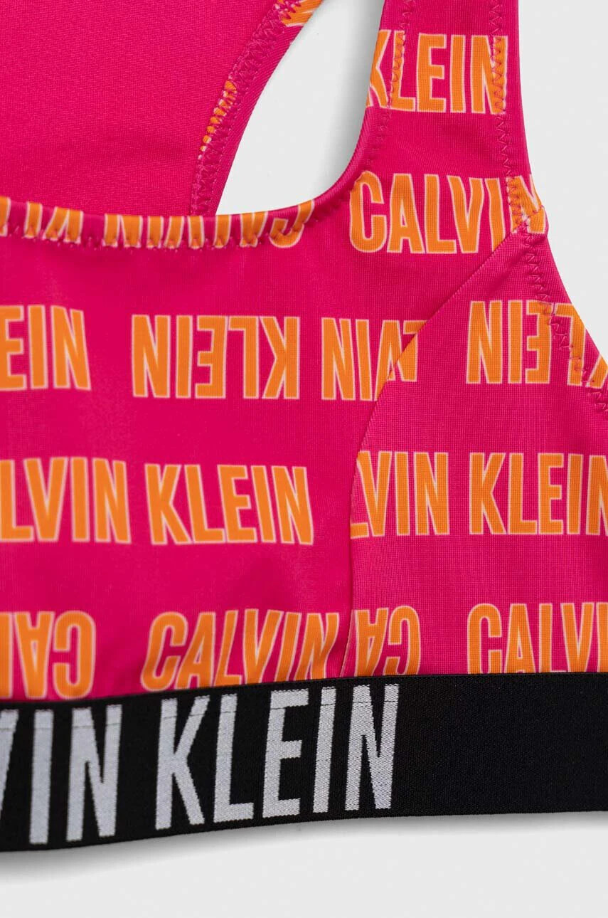 Calvin Klein Jeans Детски бански от две части в розово - Pepit.bg