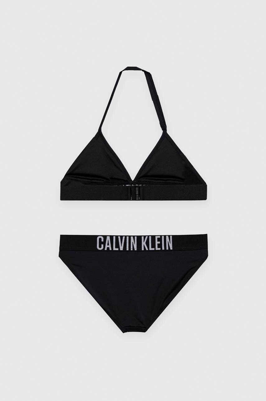 Calvin Klein Jeans Детски бански от две части в черно - Pepit.bg