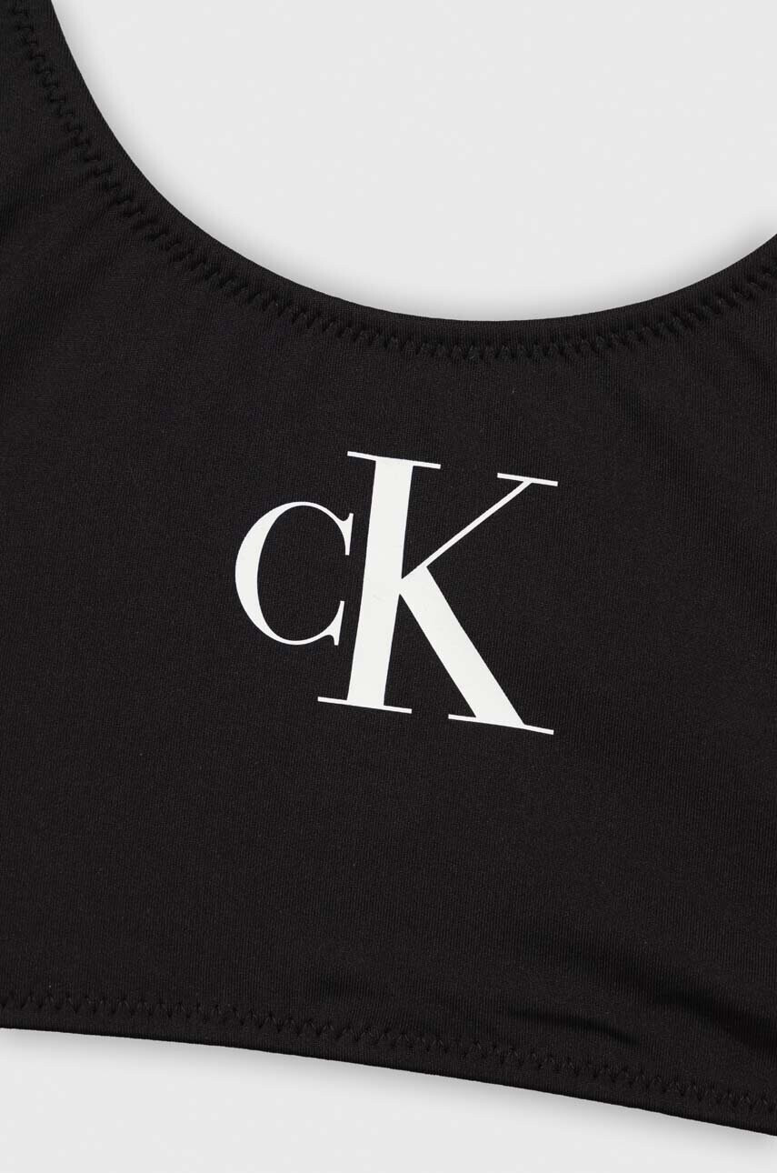 Calvin Klein Jeans Детски бански от две части в черно - Pepit.bg
