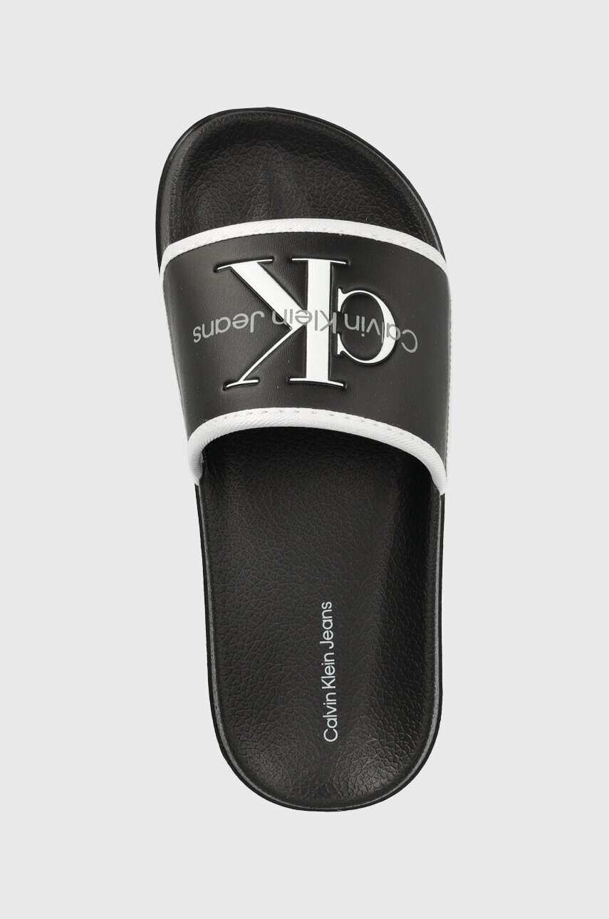 Calvin Klein Jeans Детски чехли в черно - Pepit.bg