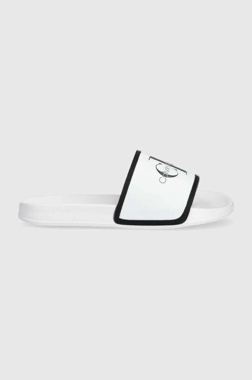 Calvin Klein Jeans Детски чехли в бяло - Pepit.bg